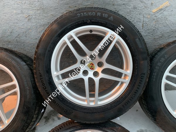 Оригинальные колеса на Porsche Macan R18 зима