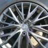 Оригинальные разноширокие колеса на Lexus GS IS R18